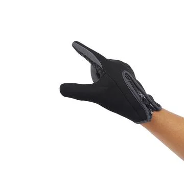 Touch screen gloves isolated on white background Stock Photos