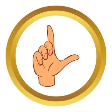 Touch screen hand gestures icon Illustrazione stock