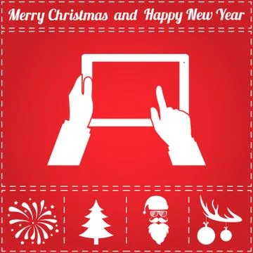 Touch screen Icon Vector Stock Illustration