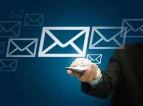 Touch screen mobile phone Stock Illustration