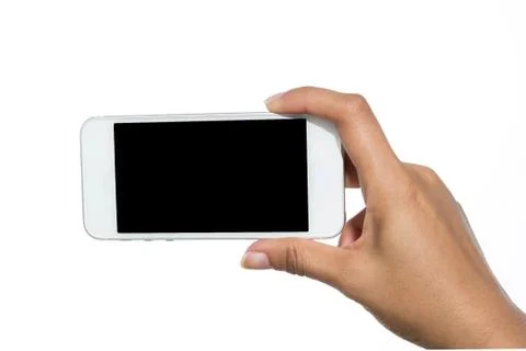 Touch screen mobile phone Stock Photos
