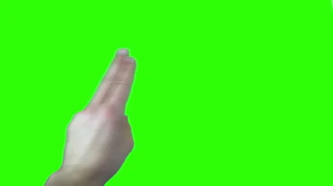 Touch screen motions. Green screen. Stock Footage 41430497