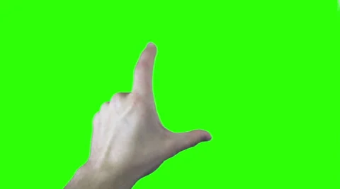 Touch screen motions. Green screen. Stock Footage 41430571