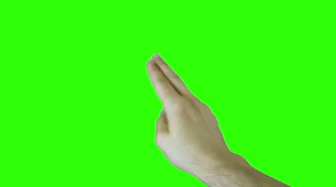 Touch screen motions. Green screen. Stock Footage 41430631