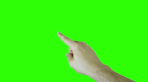 Touch screen motions. Green screen. Stock Footage 41430633