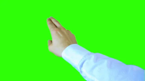 Touch screen motions. Green screen. Stock Footage 41430672