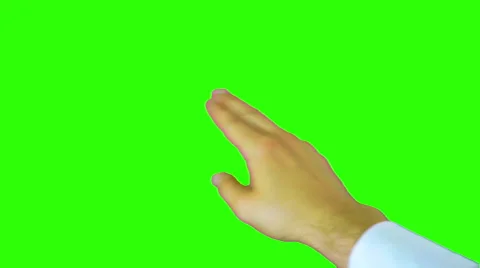 Touch screen motions. Green screen. | Stock Video | Pond5