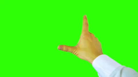 Touch screen motions. Green screen. Stock Footage 41430707