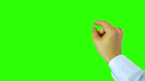 Touch screen motions. Green screen. Stock Footage 41430717