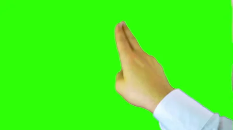 Touch screen motions. Green screen. Stock Footage 41430807