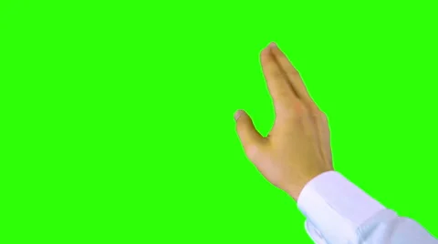 Touch screen motions. Green screen. Stock Footage 41430828