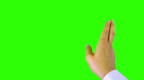 Touch screen motions. Green screen. Stock Footage 41430842