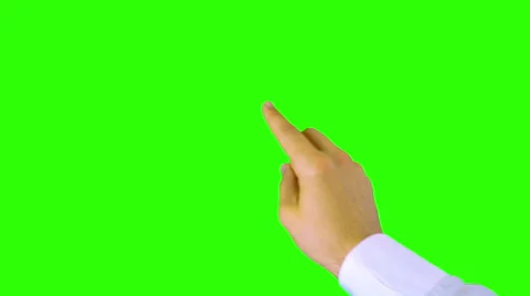 Touch screen motions. Green screen. Stock Footage 41430878