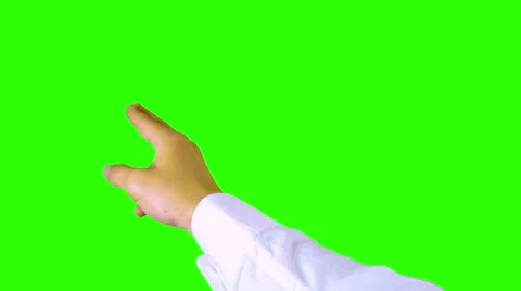 Touch screen motions. Green screen. Stock Footage 41430937