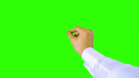 Touch screen motions. Green screen. Stock Footage 41430948