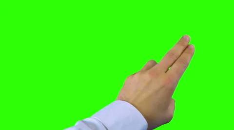 Touch screen motions. Green screen. Stock Footage 41431032