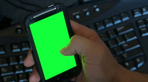 Touch screen phone Stock Footage 25826329