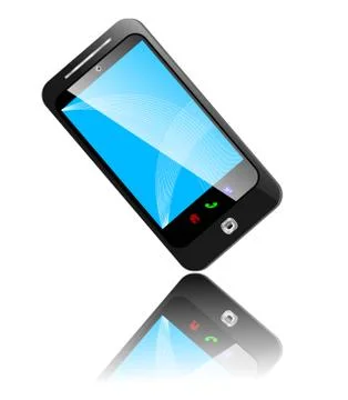 Touch Screen Smart Phone Stock Illustration