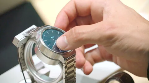 Touch Screen Smart Watches Learning Innovation Interactive Screen. Samples of Stock Footage 68386980