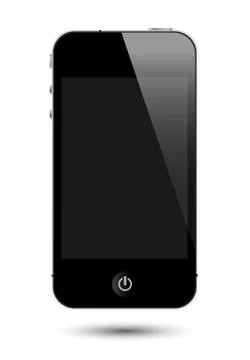 Touch screen smartphone eps10 vector illustrations Stock Illustration