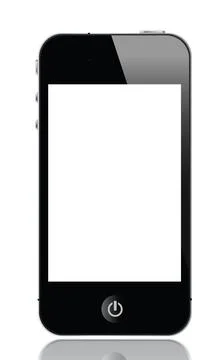 Touch screen smartphone vector illustrations illustration of smartphone, v... Stock Photos