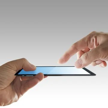 Touch screen tablet computer Stock Illustration