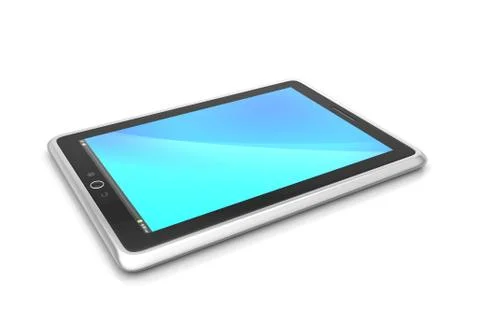 Touch screen tablet computer Free Stock Illustration