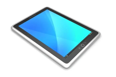 Touch screen tablet computer Free Stock Illustration