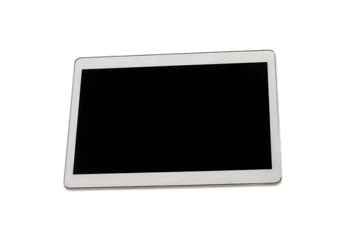 Touch screen tablet computer Touch screen tablet computer,isolated on whit... Stockfoto's