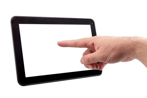 Touch screen tablet Stock Photos