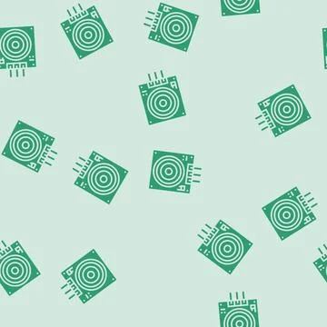 Touch sensor module glyph seamless pattern Stock Illustration
