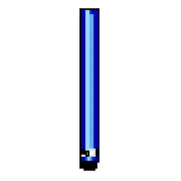 Touch stylus pen game pixel art vector illustration Illustrazione stock