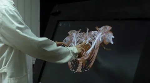 The Touch Surface Stock Footage 67463297