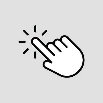 Touch vector icon. Illustration isolated for graphic and web design Stock Illustration