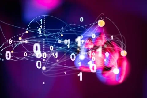 A touching global network and data customer connection Stock Photos