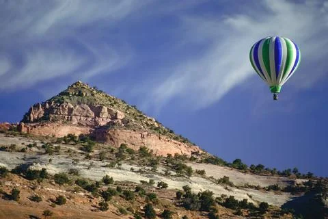 Touching the hilltops Stock Photos