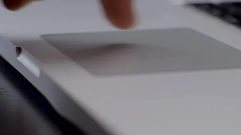 Touchpad closeup Stock Footage 151038314