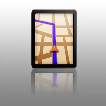 Touchpad gps Stock Illustration
