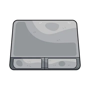 Touchpad illustration Stock Illustration