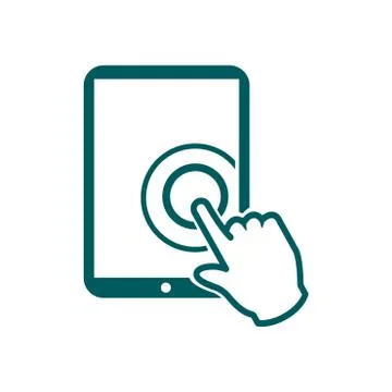 Touchpad sign symbol. Stock Illustration