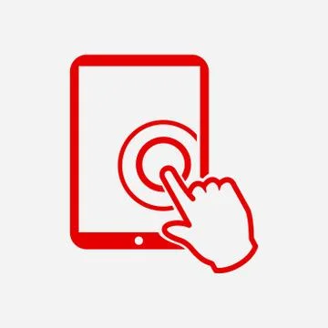 Touchpad sign symbol. Stock Illustration