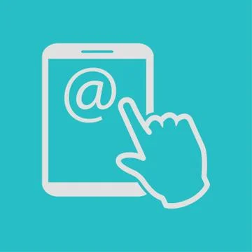 Touchpad sign symbol. Stock Illustration