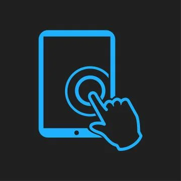 Touchpad sign symbol. Stock Illustration