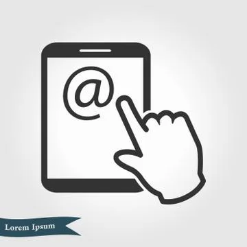 Touchpad sign symbol. Stock Illustration