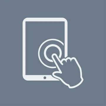 Touchpad sign symbol. Stock Illustration