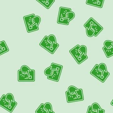 Touchscreen control glyph seamless pattern Stock Illustration