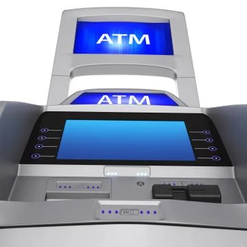 Touchscreen display terminal Ilustração Stock