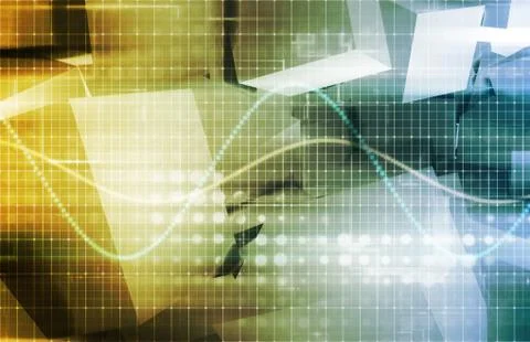 Touchscreen Downloading Apps Cloud Computing Illustrazione stock