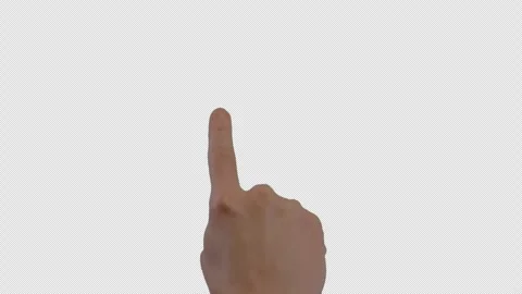 Touchscreen Finger Swipe Up And Down Video stock 339804724