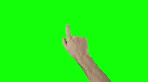 Touchscreen gestures on green screen. Stock Footage 57275646